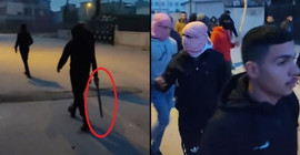 Adana Valiliği: Döner bıçaklarıyla görüntülenen 8 Suriyeli sınır dışı edilecek