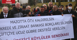 Çiftçiler Tarım Bakanlığı önünden seslendi: Sonumuz açlık