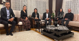 HDP Eş Genel Başkanları Buldan ve Sancar'dan Zeydan’a ziyaret