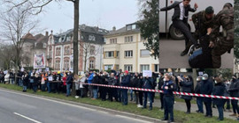 Frankfurt'ta yüzlerce kişi Yusuf Yerkel atamasını protesto etti