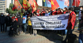 İstanbul’da Çimsataş işçilerine destek çağrısı yapıldı