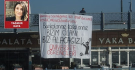 Üniversite öğrencisine pankart astığı suçlamasıyla 13 bin TL para cezası