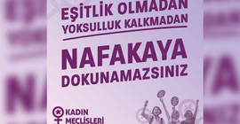 Kadın Meclisleri'nden 'nafaka' tepkisi: Gerçeği manipüle eden bir grup erkek için yapıyorlar