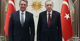 Erdoğan, ABD Büyükelçisi Flake'i Saray'da kabul etti