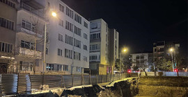 Balıkesir'de toprak kayması nedeniyle iki bina boşaltıldı