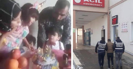 Cezaevi firarisi, çocuğunun doğum gününü kutlarken yakalandı