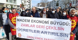 Ordu'da zamlara karşı protesto