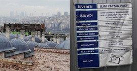 Süleymaniye’nin önünü kapatan bina Bilal Erdoğan’ın vakfına aitmiş