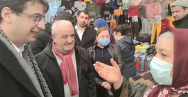 Semt pazarında konuşan yurttaş: Sandığın başında cevabımızı vereceğiz