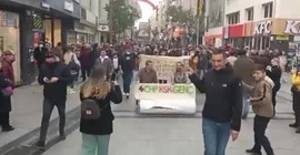 Akaryakıt zamlarını 'taş devri' arabasıyla protesto ettiler