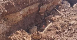 TCDD şantiyesinde göçük: Toprak altında kalan işçi yaralandı