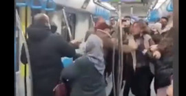 Marmaray'da öpüşen çifte saldırı