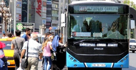 Ankara'da özel halk otobüsleri zamlara karşı kontak kapatıyor