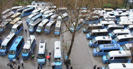 Ankara’da otobüs ve minibüs şoförleri kontak kapattı