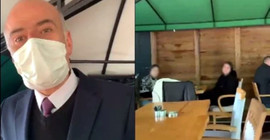 Üsküdar'da kafe sahibinden çifte 'fazla yakınlaşmayın' uyarısı