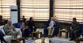 QSD Genel Komutanı Ebdi, ABD ve BM yetkilileriyle bir araya geldi