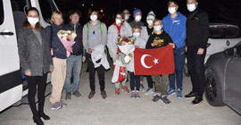 Ülkelerine dönemeyen Ukraynalı sporcular Bodrum'da misafir ediliyor