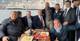 Galatasaray yönetimi, Barcelona Başkanı Laporta’yı Boğaz’da ağırladı