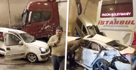 Bolu Dağı Tüneli'nde zincirleme kaza: İstanbul'a ulaşım durdu