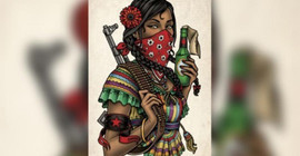 Zapatista kadın figürü davasında beraat: Savcı PKK ile alakalı diye ısrar etti