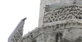 Süleymaniye Camii minaresi şerefesinden parça koptu