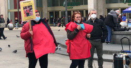 Türkiye'de tutuklu Alman vatandaşı Sevcan Adıgüzel için Berlin'de eylem