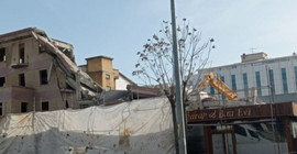 Musa Anter müdürlük yapmıştı: Turistik Palas Otel'in yıkımı başladı