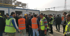 Üç aydır maaş alamayan işçiler iş bıraktı: Aylardır ailemize para gönderemiyoruz