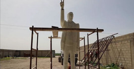 SİHA saldırısında hayatını kaybeden Yusuf Gulo’nun heykeli yapıldı