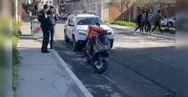 Polisten kuryeye tehdit: Beynine sıkarım