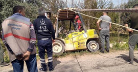Muğla'da iş cinayeti: Devrilen forkliftin altında kaldı