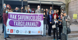 Boğaziçi Direnişi’ne destek eylemi davası görüldü: 6 hak savunucusu hakim karşısında