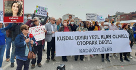 Kuşdili Çayırı'nda betona ve otoparka karşı eylem: Bütün canlıların yaşamı tehlikeye atılıyor