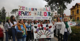 Milas’ta ‘Zeytin hayattır, dokunma’ mitingi