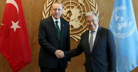Erdoğan, BM Genel Sekreteri ile görüştü