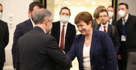 Bakan Nureddin Nebati, ABD'de IMF Başkanı Georgieva ile görüştü