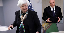 Rusya Maliye Bakanı konuşurken, ABD Hazine Bakanı Yellen toplantıyı terk etti