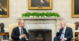 Ukrayna Başbakanı Beyaz Saray'da Biden'la görüştü