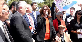 CHP heyeti Pazarören Köy Enstitüsü'ne alınmadı