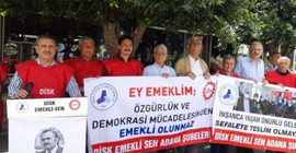 Emekliler: 1 Mayıs’ta iş, emek, özgürlük talebiyle alanlardayız