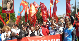 1 Mayıs İşçi ve Emekçi Bayramı'nda öldürülen işçiler anıldı