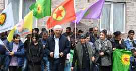 AKP ve KDP Ermenistan'da protesto edildi