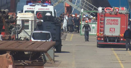 Tuzla'da bulunan bir tersanede patlama meydana geldi: Yaralılar var