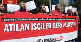 EnerjiSA işçileri Sabancı Holding önünde nöbet başlatıyor
