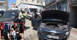 İstanbul'da bir otomobil kaldırımdaki işçileri ezdi: 1'i ağır 4 yaralı
