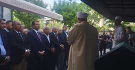 Mithat Sancar'ın annesi Münire Sancar son yolculuğuna uğurlandı