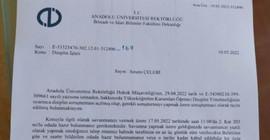 Tacizi protesto eden öğrenciye disiplin soruşturması açıldı
