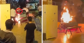 Adana'da çıkan yangın, şalgam suyuyla söndürüldü