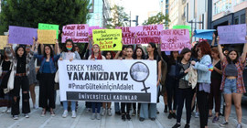 Pınar Gültekin için Kadıköy'de eylem: Erkek yargı bizlere yaşam hakkı tanımıyor