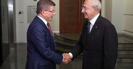 Davutoğlu, Kılıçdaroğlu'nu ziyaret etti